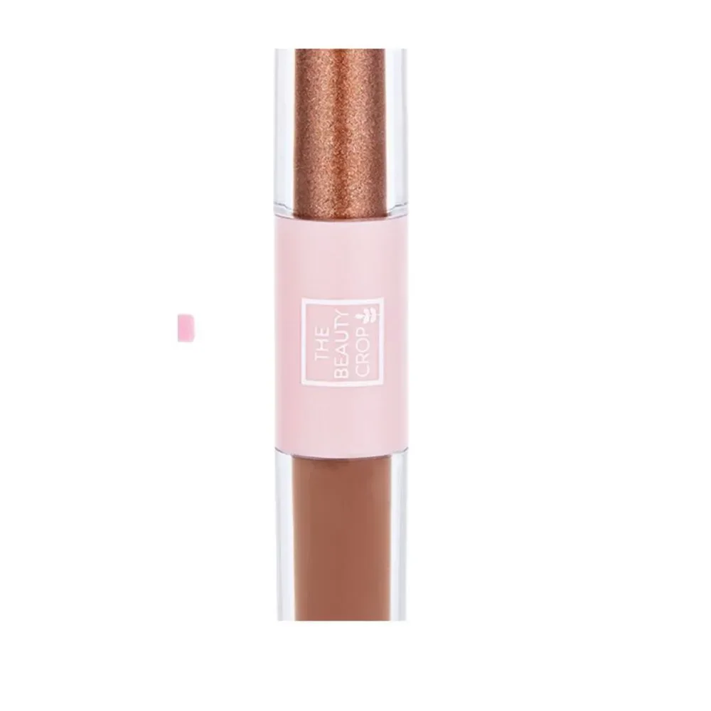 THE BEAUTY CROP Liquid Eyeshadow Duo in Shades Cinnamon and Fudge Full Sized